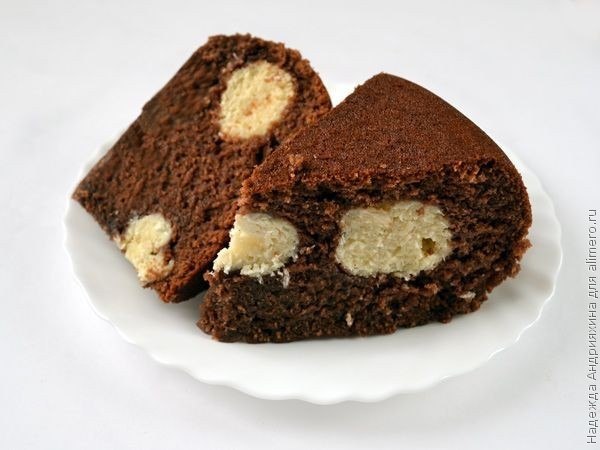 Рецепт манника в мультиварке. Ингредиенты: 1 ст. манной крупы, 1,5 ст. простокваши или кефира, 1,5 ...
