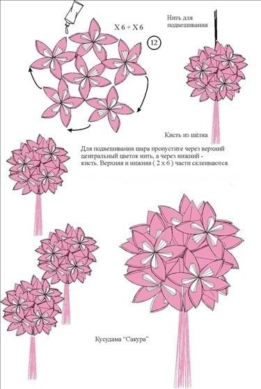 Шар – «Кусудама» - 4