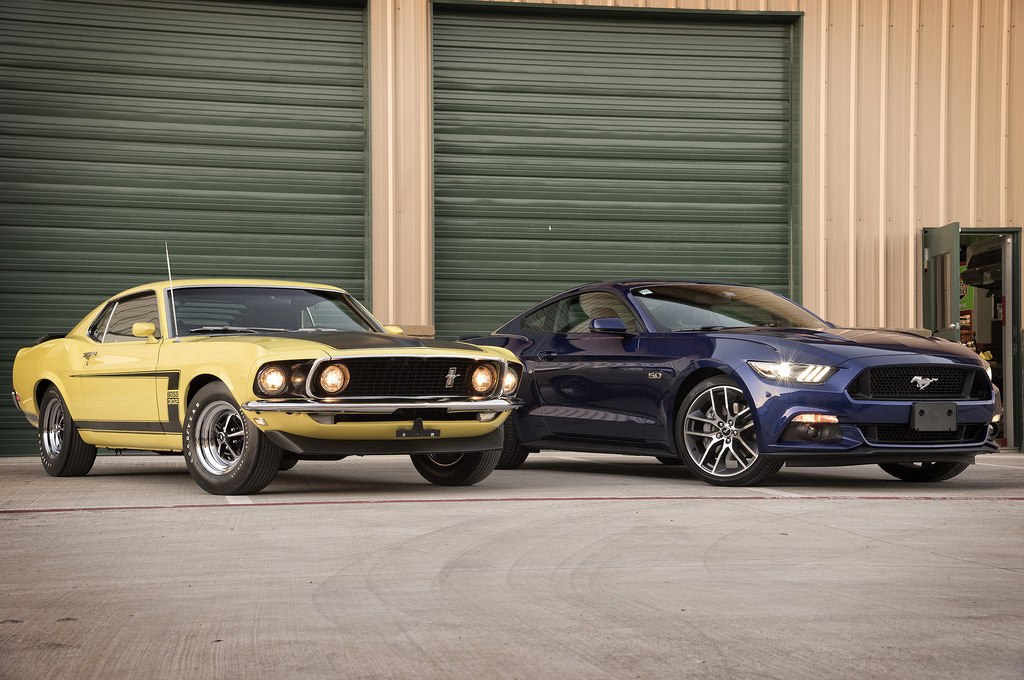 1969 Boss  2015 Mustang GT.   . - 3