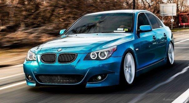 BMW 5 Series (E60) in Atlantis Blue. - 2