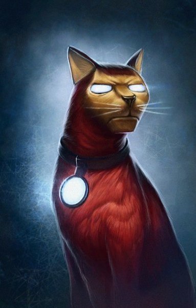Серия “Кошки-супергерои“ по мотивам героев комиксов Marvel.Художника под ником Mikato - 3