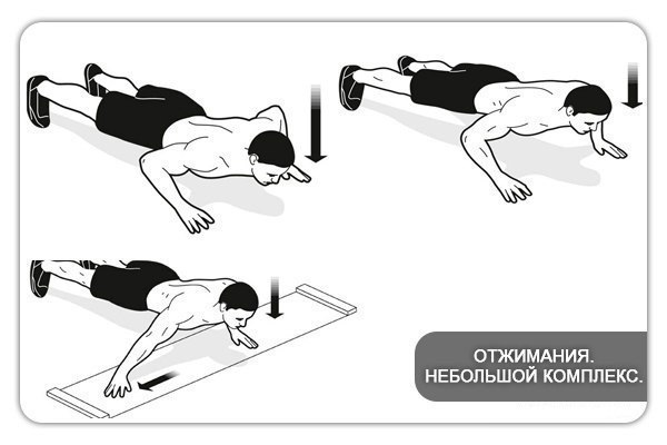 Отжимания. Небольшой комплекс. ........................................................... Отжимаясь ...