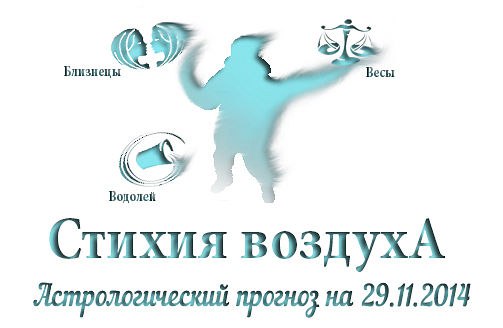 Стихия воздуха. Весы, Водолей, Близнецы Астрологический прогноз на 29.11.2014 Весы Семья: Сегодня ...