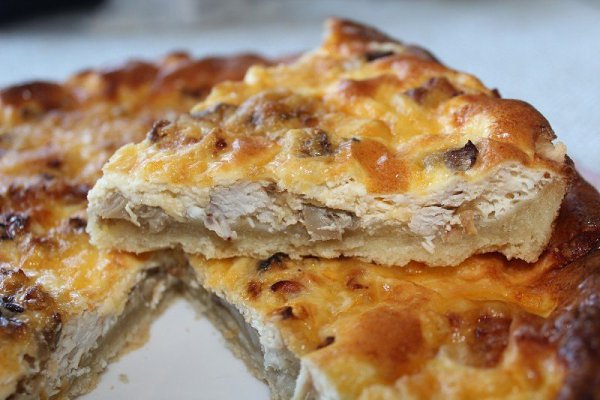 Киш с индейкой и грибами.Тесто:Мука — 200 г.Сливочное масло (холодное!) — 100 г.Соль — ...
