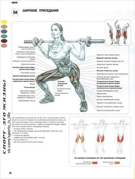 Самые эффективные упражнения для женских ног и ягодиц. #SPORT_тренировки@sports_is_life - 5