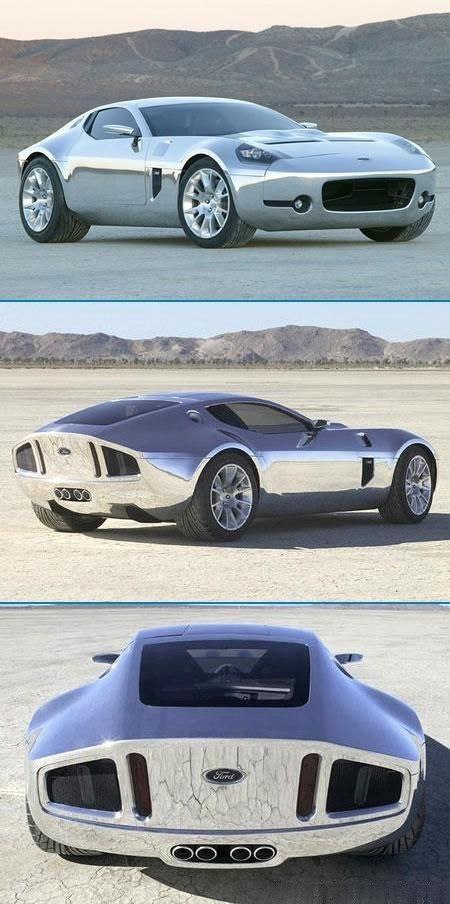 Chrome Ford Shelby GR-1 #concept