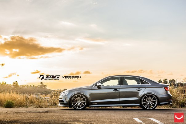 Audi S3 Sedan (8V) on Vossen Wheels by TAG Motorsports. - 2