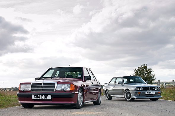 BMW M3 E30 vs Mercedes 190E 2.5-16