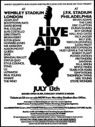 Live Aid     ,  13  1985 . ...