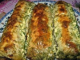 Очень вкусные,нежные рулеты. Можно делать с любой мясной начинкой. В моём случае был фарш. А-ля ...