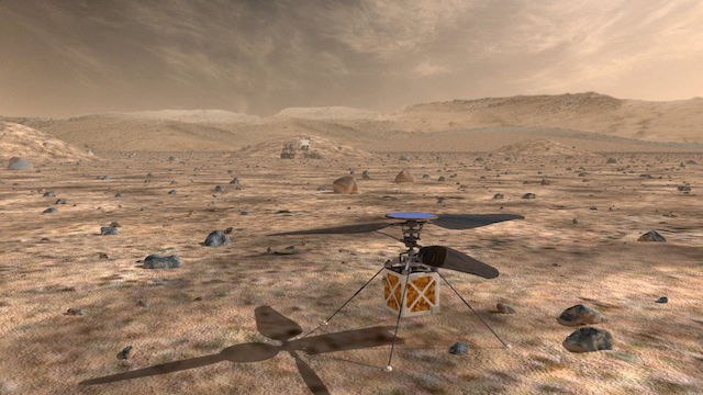 Беспилотный дрон Mars Helicopter.Неделю назад появилась первая информация о Mars Helicopter — ...
