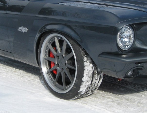 1968 Ford Mustang on Forgeline RB3C Wheels. - 4