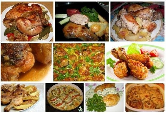 Вкусная курочка на каждый день - 9 СУПЕР-РЕЦЕПТОВ! 1.Куриные голени в сметане с картошкой 2.Куриные ...