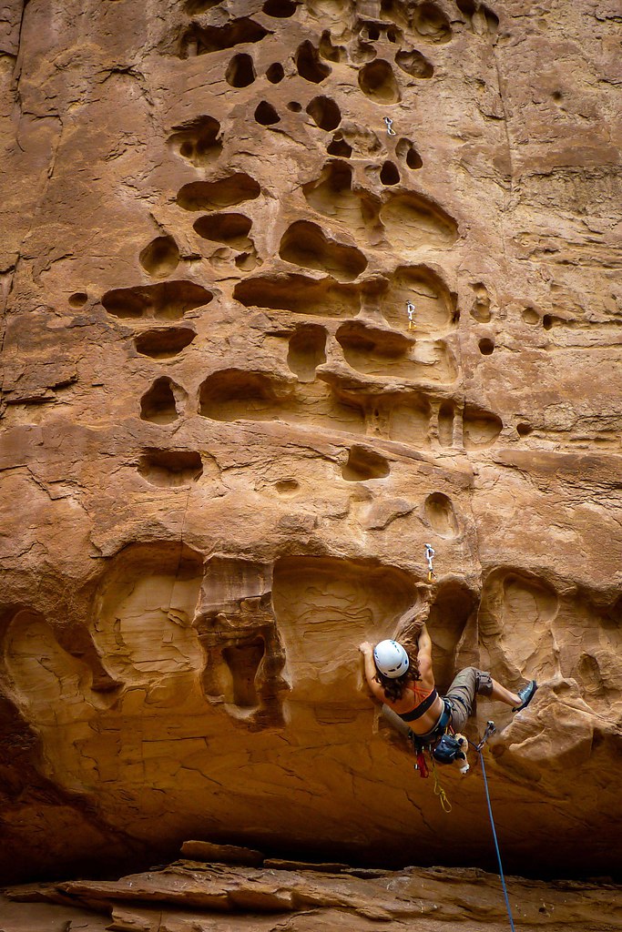 Pocket Rocket 5.10c, Day Canyon, Moab, Utah ...