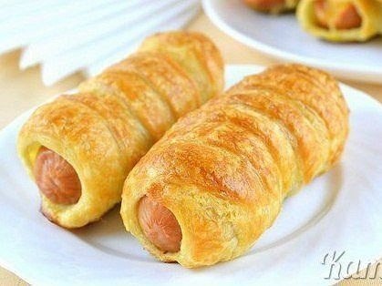 Рецепт на скорую руку. Сосиски в тесте.Простая и неизменно вкусная выпечка с ...
