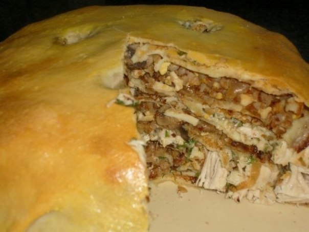 Готовим курник.Курник – это русский закрытый пирог куполообразной формы, пользующийся огромной ...