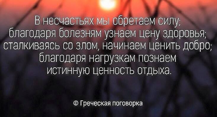 Благодарить болезнь. В несчастьях мы обретаем силу благодаря болезням. В несчастьях мы обретаем силу. Греческая поговорка в несчастьях мы обретаем силу. Не знать болезней и несчастья.