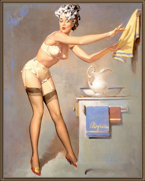 18+ PIN UP - GIL ELVGREN Джил Элвгрен (англ. Gil Elvgren, урождённый Gillette Elvgren, 15 марта 1914 ... - 94