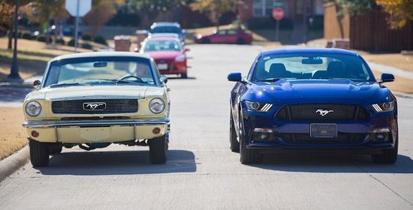 1966 Mustang & 2015 Mustang - 2