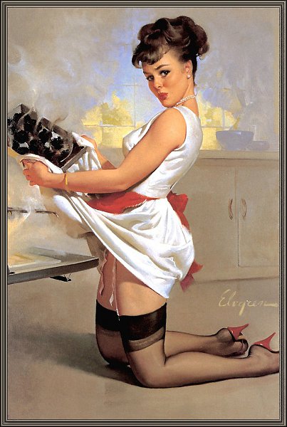18+ PIN UP - GIL ELVGREN Джил Элвгрен (англ. Gil Elvgren, урождённый Gillette Elvgren, 15 марта 1914 ... - 105