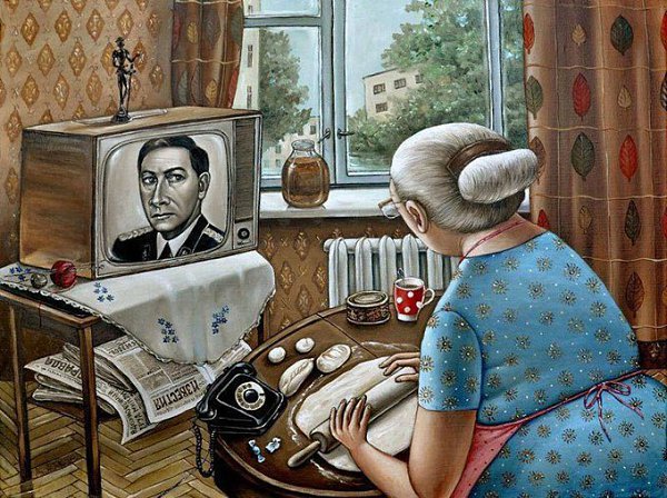 Ностальгия по СССР в картинах Анжелы Джерих.Предлагаем вашему вниманию картины Анжелы Джерих, ... - 26