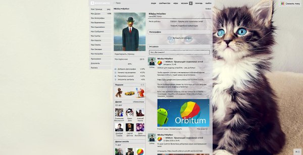 Раскрась контакт в своем стиле! Устанавливай Orbitum.me/vkthemes - 3