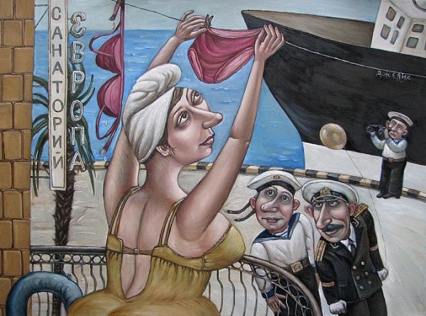 Ностальгия по СССР в картинах Анжелы Джерих.Предлагаем вашему вниманию картины Анжелы Джерих, ... - 27