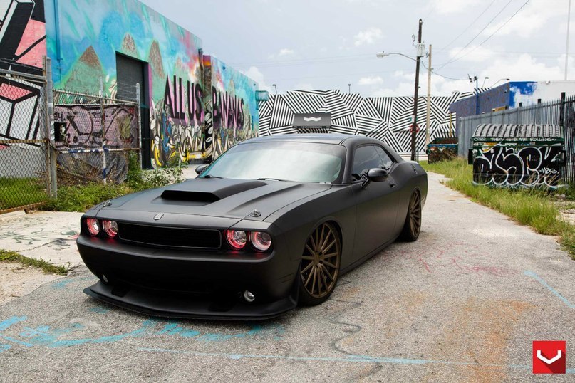 Matte Black Challenger SRT8