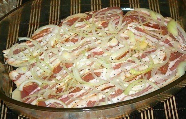 Картофельная запеканка с беконом.Не самое быстрое в приготовлении блюдо, но получается очень ... - 2