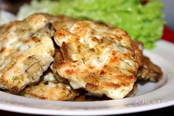 Куриные котлеты с шампиньонами.Ингредиенты:куриное филе 350-400 гшампиньоны свежие 200-250глук (по ...