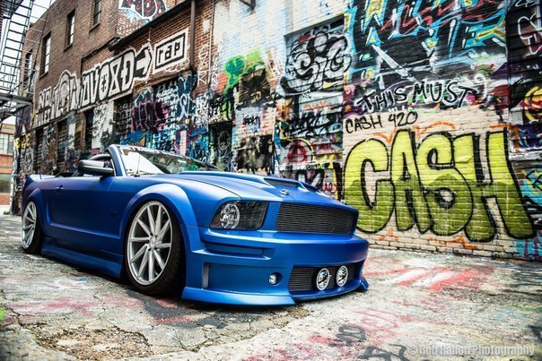 Ford Mustang Convertible on Vossen Wheels - 3