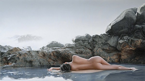 Гавайская художница Анна Халдин Мауле (Anna Halldin-Maule) рисует реалистичные женские портреты ...