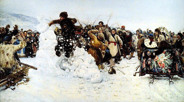 История Масленицы на Руси. ================== Масленица, Масленица! Мы тобою хвалимся, На горах ... - 4