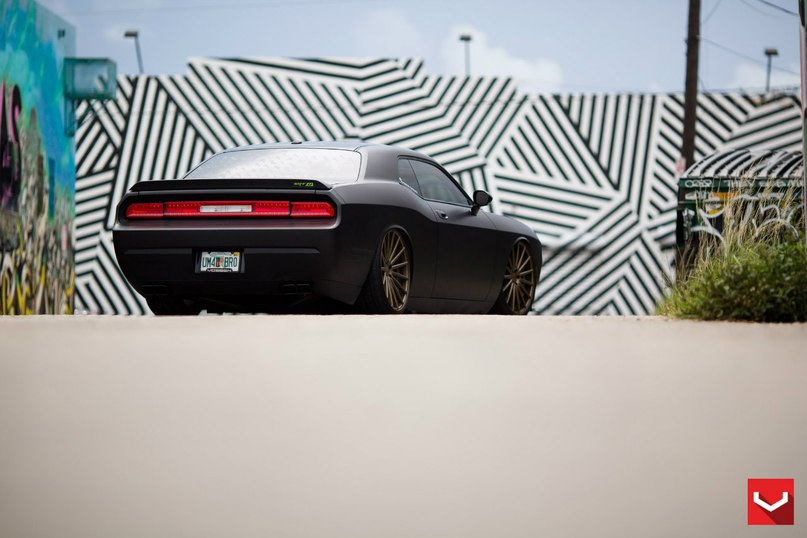 Matte Black Challenger SRT8 - 3