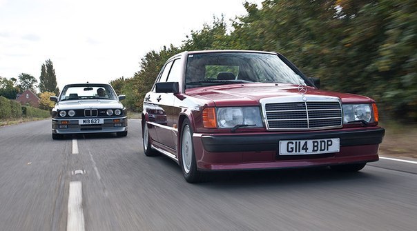 BMW M3 E30 vs Mercedes 190E 2.5-16 - 2