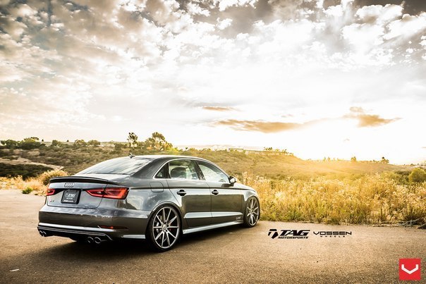 Audi S3 Sedan (8V) on Vossen Wheels by TAG Motorsports. - 8