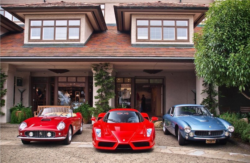 Ferrari 250 California Spyder, Ferrari Enzo  Ferrari 250 Lusso.