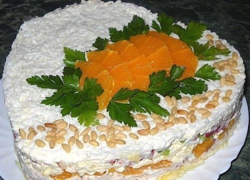 Салаты с копченой курицей: ТОР - 8 рецептов.Копченая курица вкусна сама по себе, ну а разные ... - 8