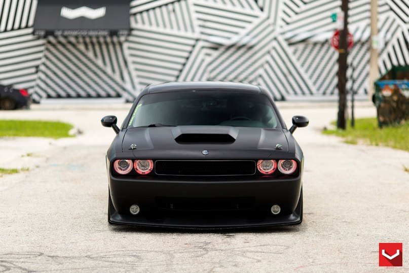 Matte Black Challenger SRT8 - 5