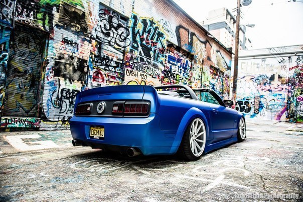 Ford Mustang Convertible on Vossen Wheels - 2