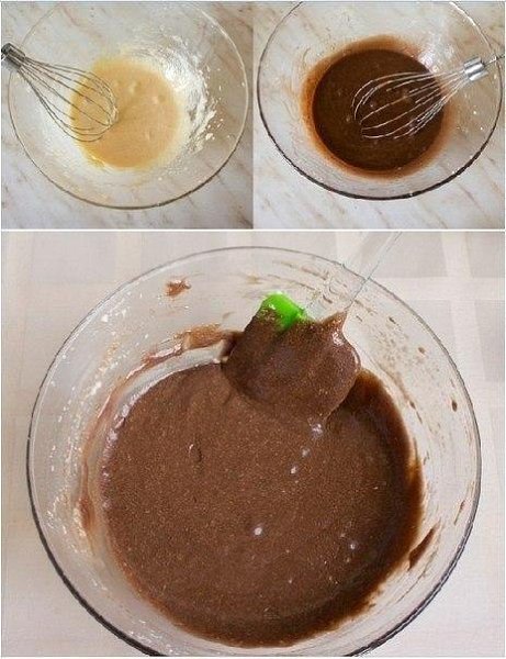 Шоколадно - творожный мягкий пирог. Пирог получается очень вкусным. Шоколад можно брать любой, в ... - 3