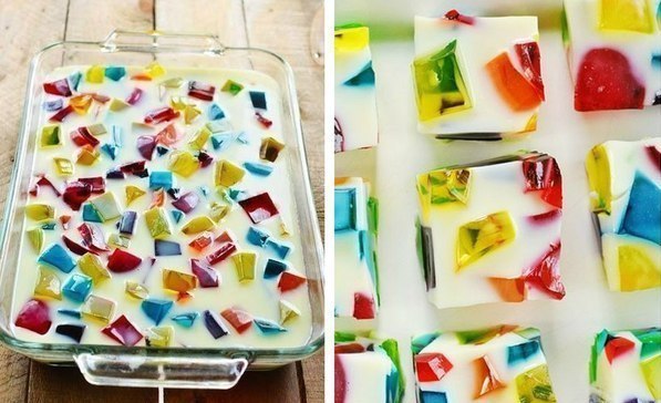 Быстро, легко и оооочень вкусно! Дети и взрослые будут в восторге! Ингредиенты: - 6 упаковок желе ...