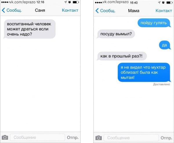 Мальчик Саня — мастер смс-переписки. Есть на свете замечательный мальчик Саня. И есть у него не ... - 9