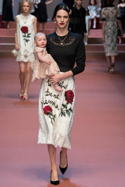 Гимн всем мамам в новой коллекции Dolce&Gabbana - 5