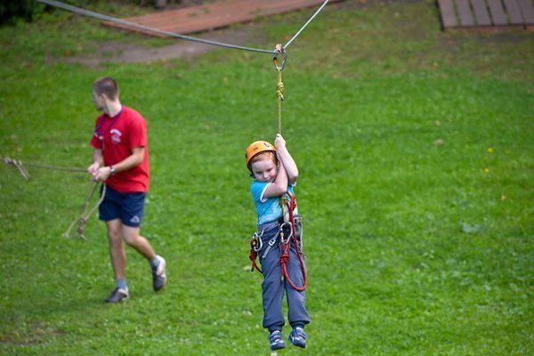 Покататься на троллее в веревочном парке можно бесплатно.В веревочном парке «Высотный город на ... - 4