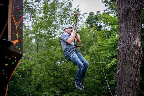 Покататься на троллее в веревочном парке можно бесплатно.В веревочном парке «Высотный город на ... - 2