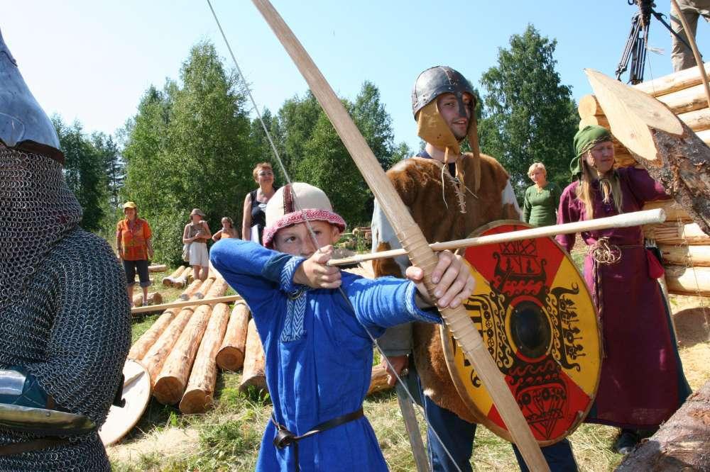 Деревня Викингов Фото