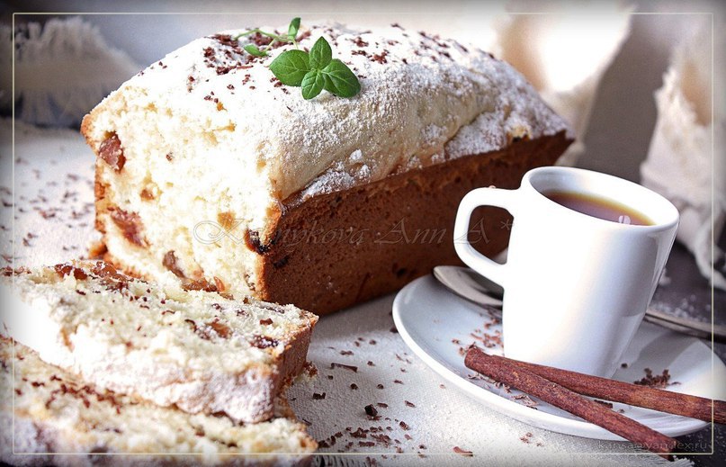 Творожный кекс с изюмом.Автор: Аня Калмыкова 2 стакана муки150 гр сливочного масла3/4 стакан ...