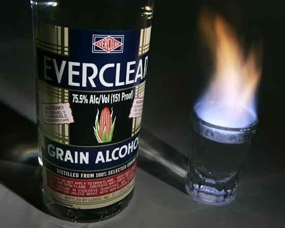        190% (95% )   Everclear