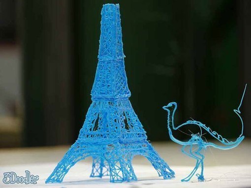 Ручка для 3D-рисования. Ручкой 3Doodler можно рисовать прямо в воздухе трёхмерные объекты. Это ... - 2